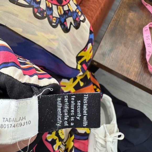 Diane Von Furstenberg Tabalah Multicolor Silk Dress size 6 - Picture 9 of 10